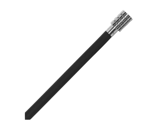 Pánsky čierný prýžový náramok AAGAARD s oceľovým zapínaním 3BP 710189