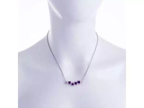 Strieborný náhrdelník CUBES PRECIOSA 606241 - 2