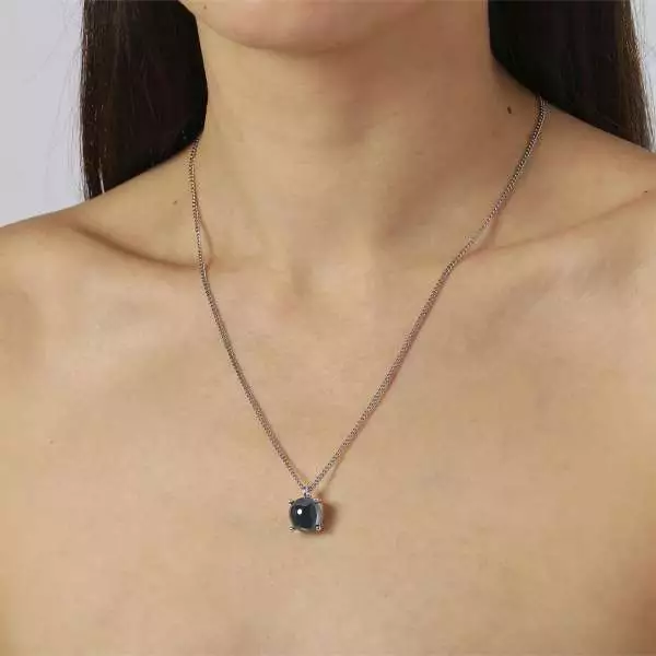 DYRBERG/KERN náhrdelník Sanna SS Blue 390040 - 2