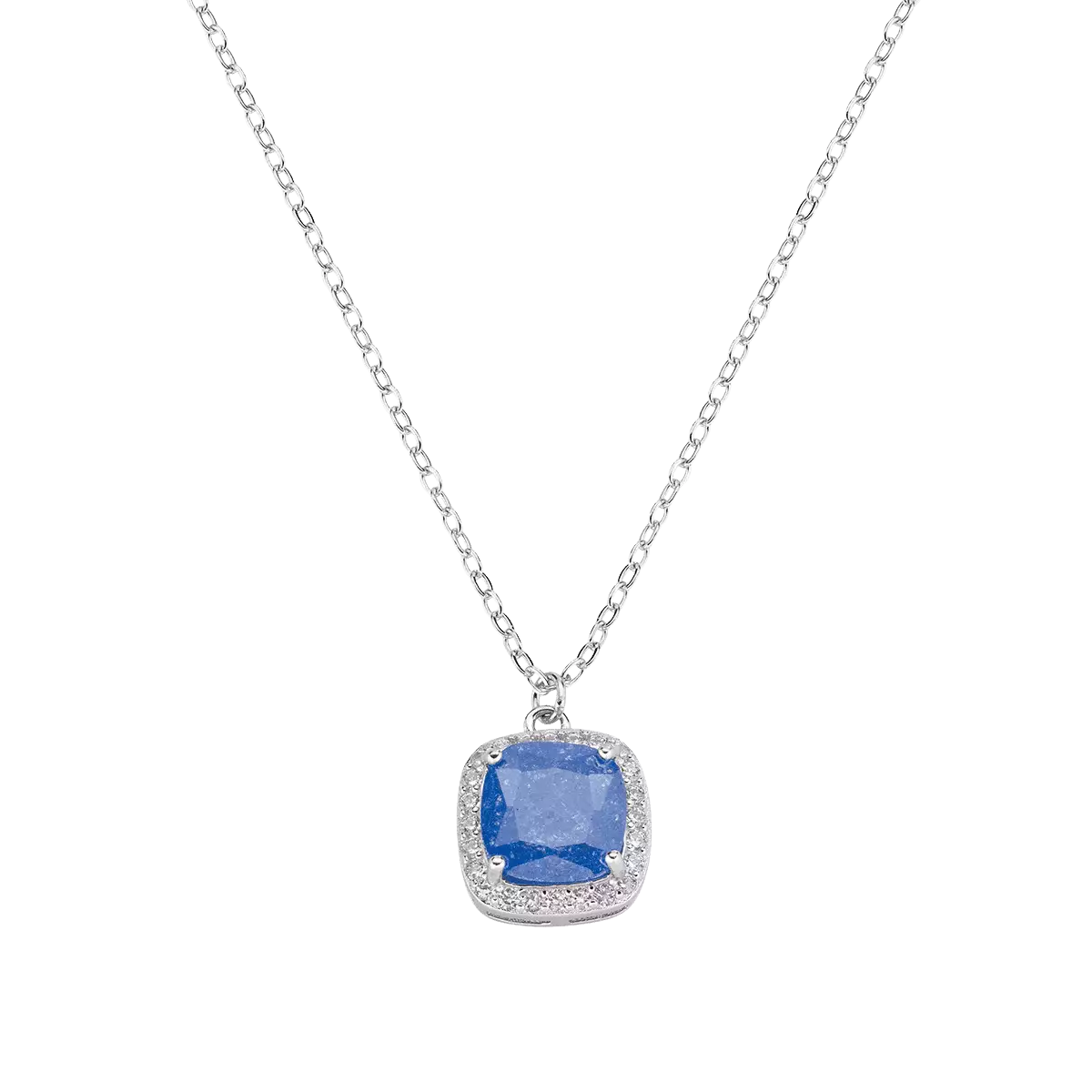 Strieborný náhrdelník AMEN Blue Creek