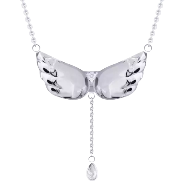 Strieborný náhrdelník PRECIOSA Crystal Wings 606400