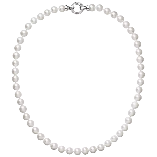 Perlový náhrdelník z pravých riečnych perál PAVONA 22003.1