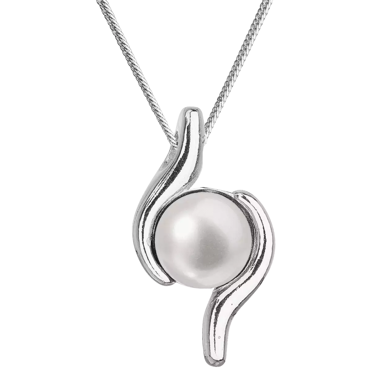 Strieborný náhrdelník Pavona s pravou riečnou perlou 3,0g 22038.1