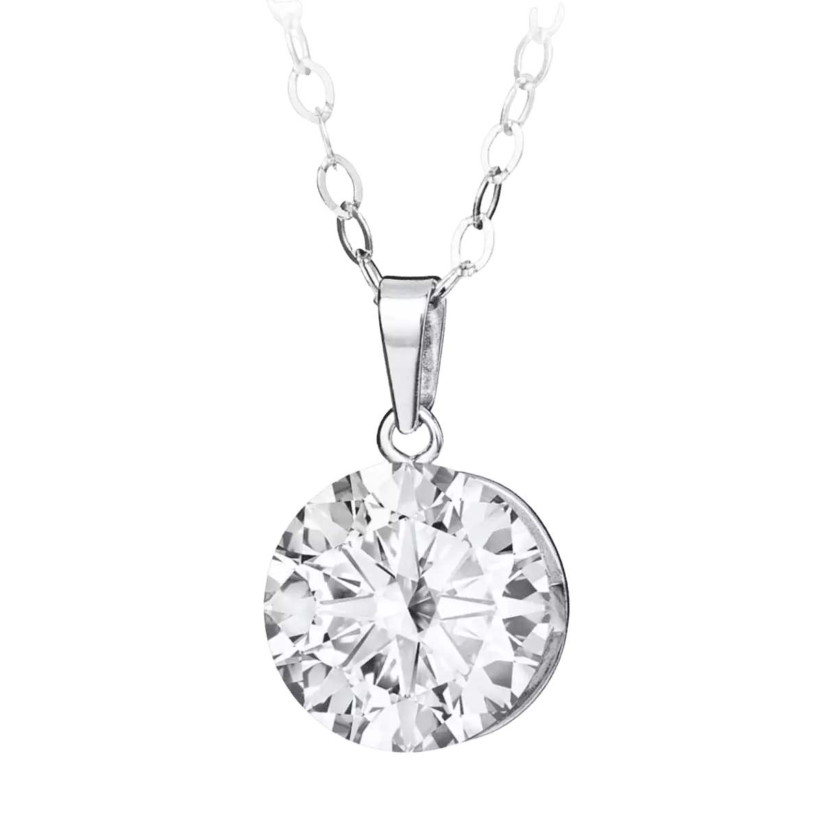 Strieborný náhrdelník Preciosa Starry Crystal 5g 517200 