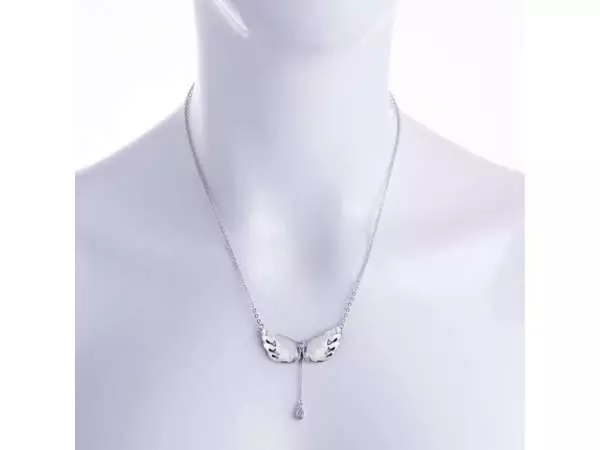 Strieborný náhrdelník PRECIOSA Crystal Wings 606400 - 2