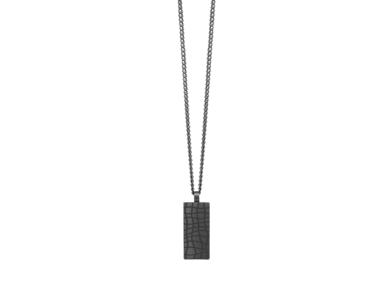 Oceľový náhrdelník AAGAARD s príveskom sieť 330758 2