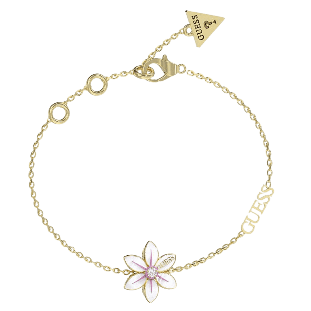 Guess náramok white lotos JUBB04134JWYGWHS 2