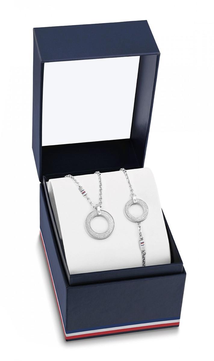 TOMMY HILFIGER darčekový set - náramok a náhrdelník z chirurgickej ocele 2770220 2