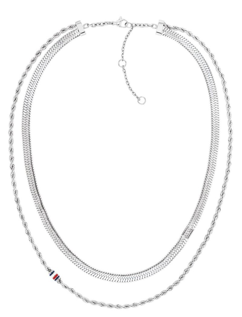 TOMMY HILFIGER vrstvený reťazový náhrdelník z chirurgickej ocele 2780979 2