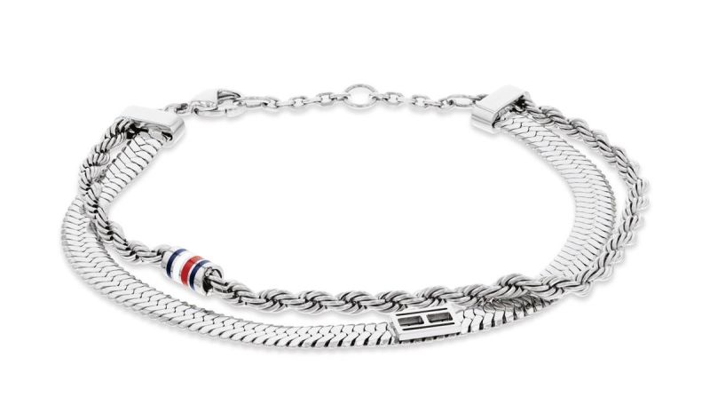 TOMMY HILFIGER dvojitý dámsky náramok z chirurgickej ocele 2780981 2