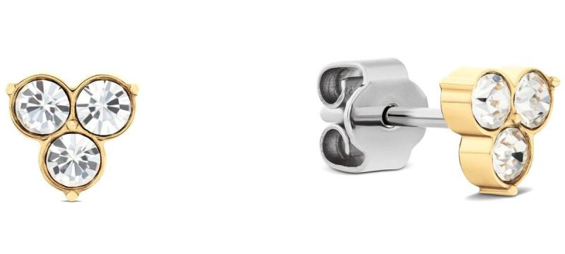 Tommy Hilfiger Gold-Plated Crystal Stud Earrings 2781033 2