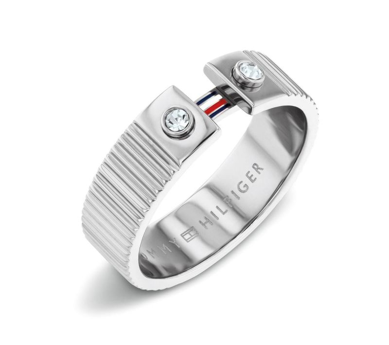 Tommy Hilfiger Stainless Steel Stripe Ring 2781051D 2