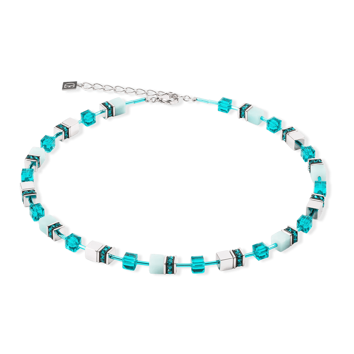 Coeur de Lion náhrdelník GeoCUBE® Iconic Preciou green 4010100548 2