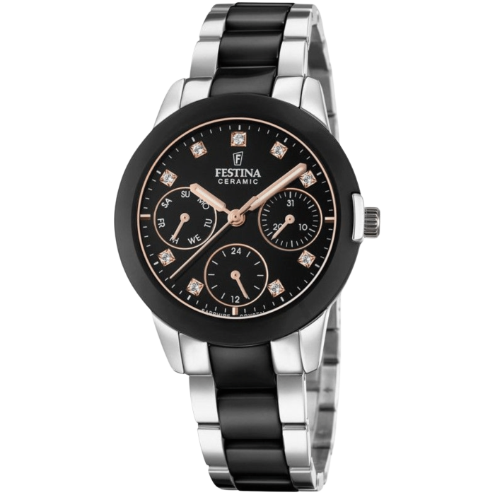 Trendy dámske náramkové hodinky FESTINA 20497/3 CERAMIC 2