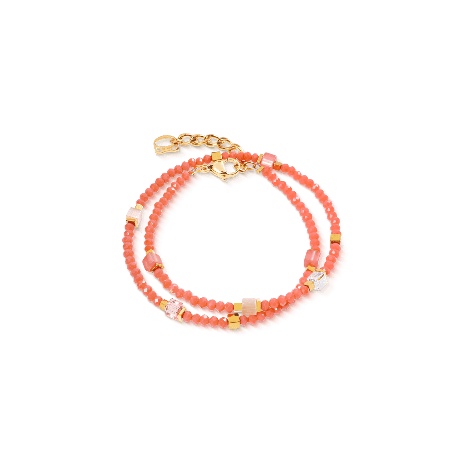 Coeur de Lion náramok Joyful Colours Flex Bracelet gold-orange 4460/30-0216 2