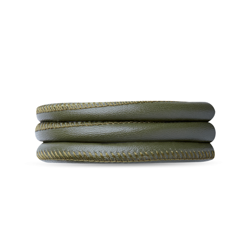 Náramok kožený Classic - Classic Læderarmbånd - Olievengrøn 2