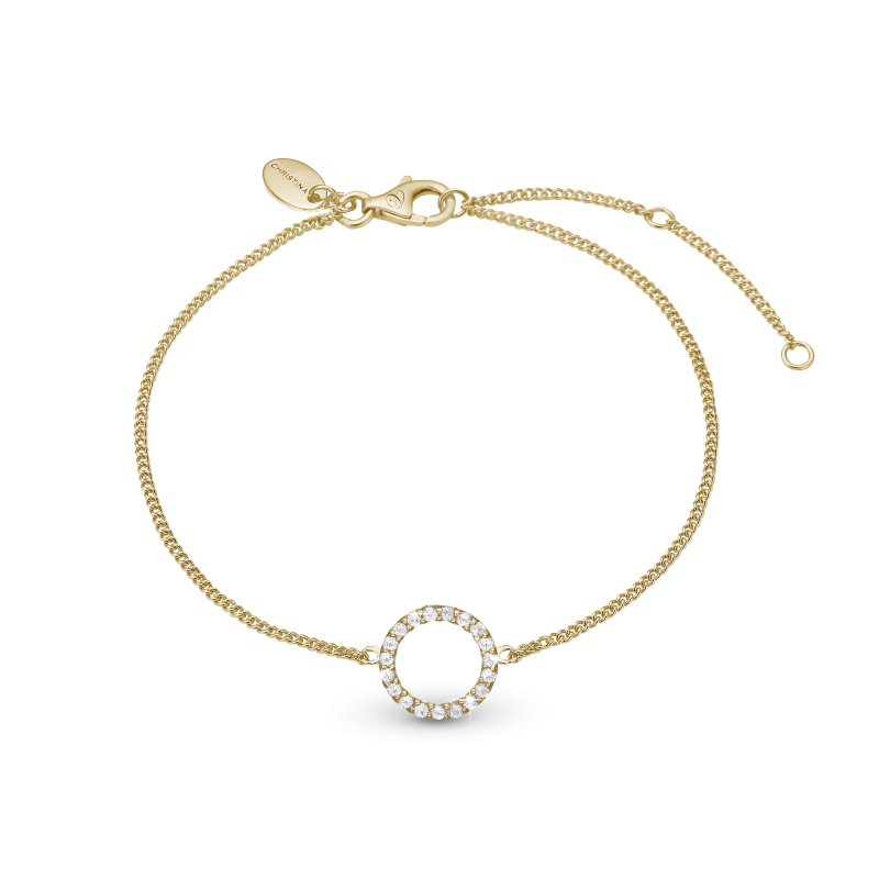 Náramok - Sparkling Circle armbånd 2
