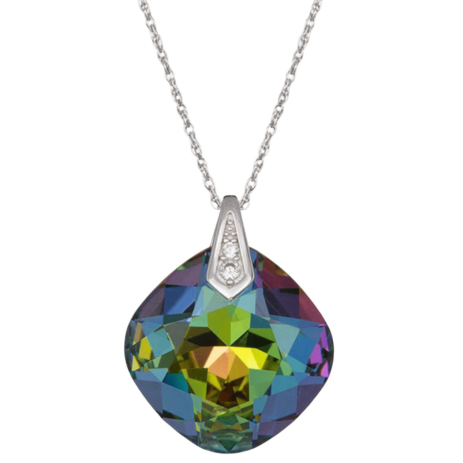 Strieborný náhrdelník PRECIOSA Brilliant Rose 601141L 2