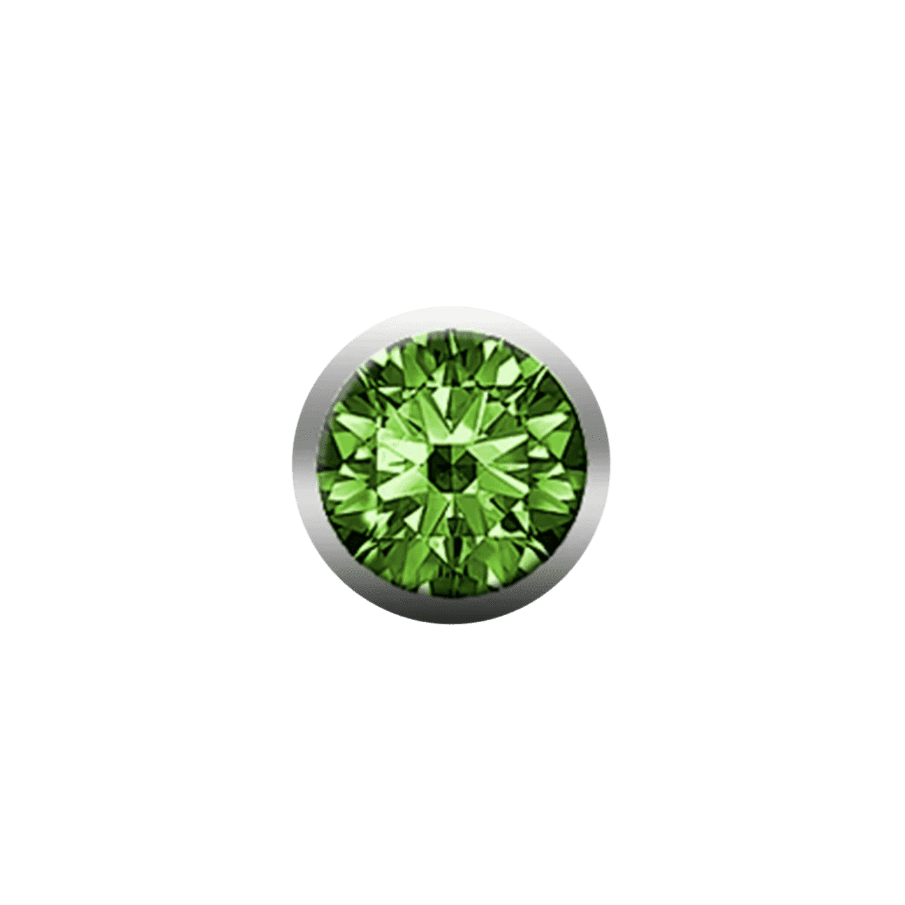 Veľký Zelený Tsavorite do hodiniek Christina Collect 2