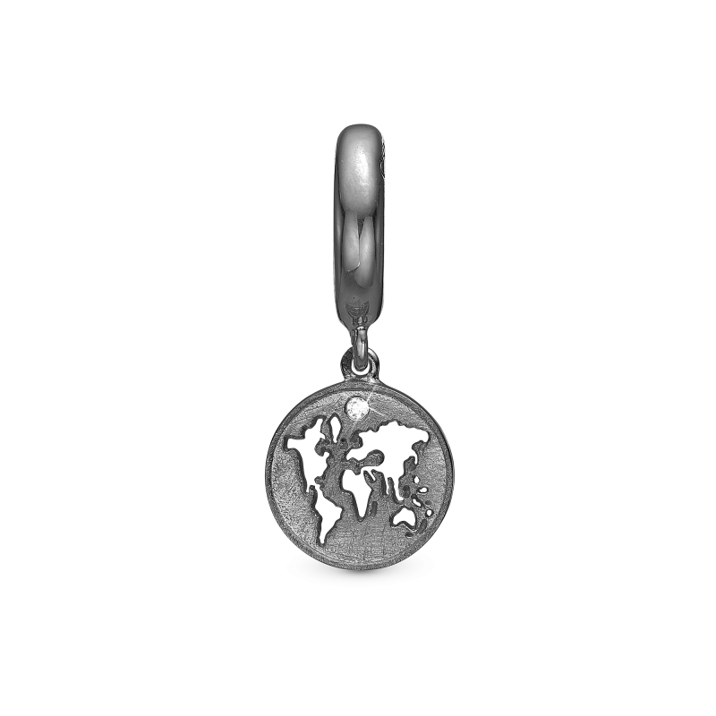 Korálik na Classic náramky - The World charm sort ruthenium 2