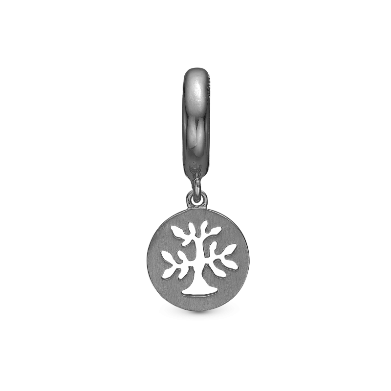 Korálik na Classic náramky - Plant a Tree charm sort ruthenium 2