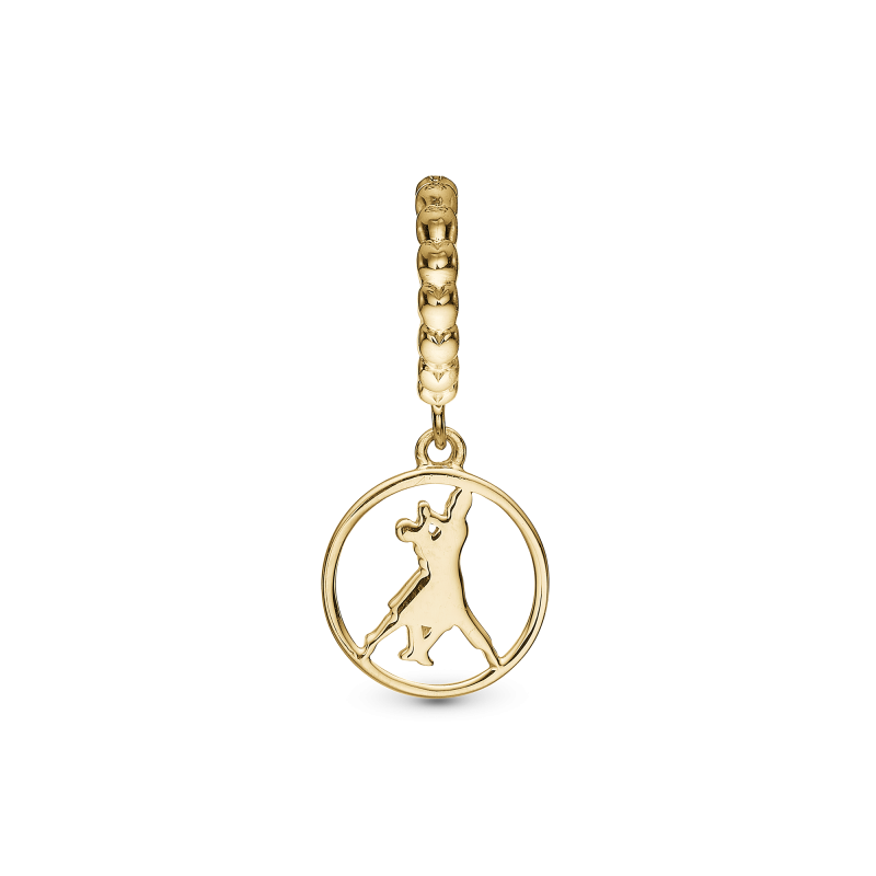 Korálik na Classic náramky - Dance with Me charm forgyldt 2