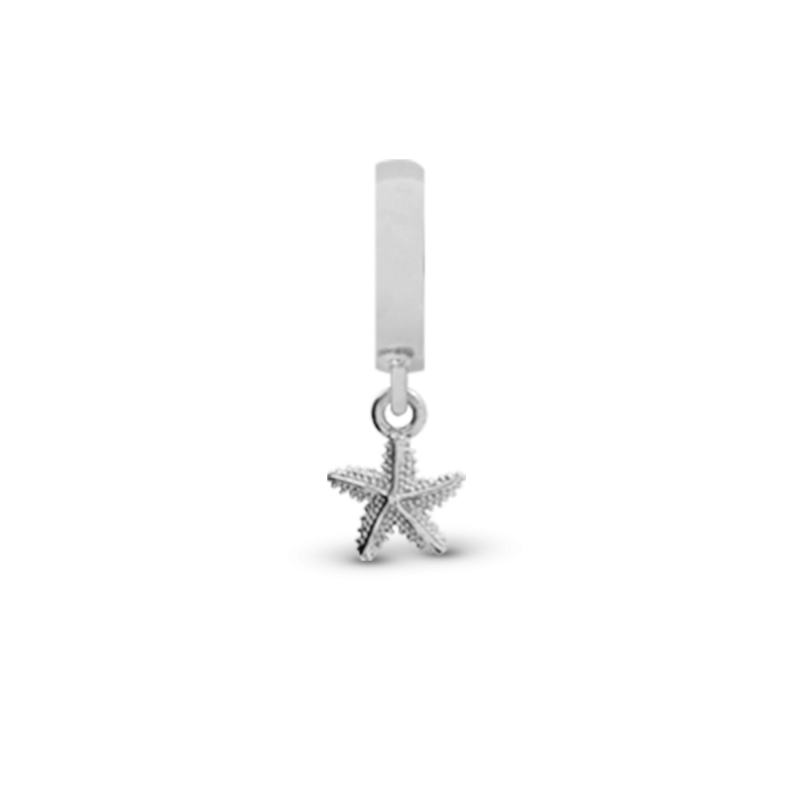 Korálik na Classic náramky - Starfish, silver 2