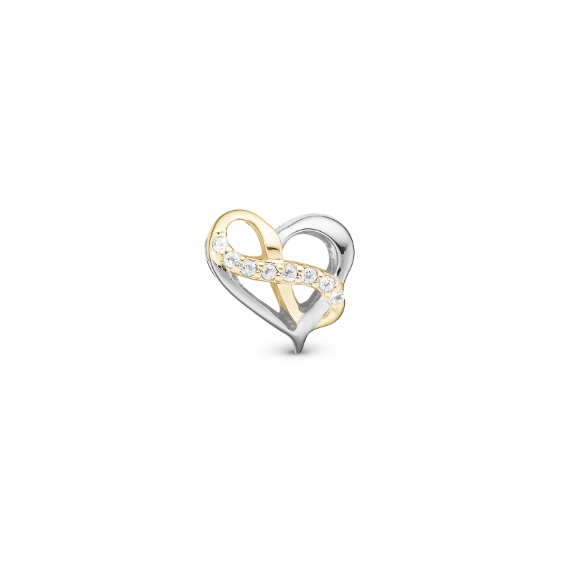 Korálik na Slim náramky - Heart with Eternity 2