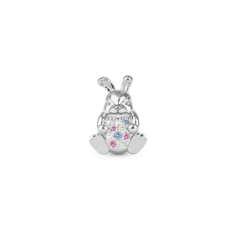 Korálik na Classic náramky - Easter Bunny, Classic, sølv 2