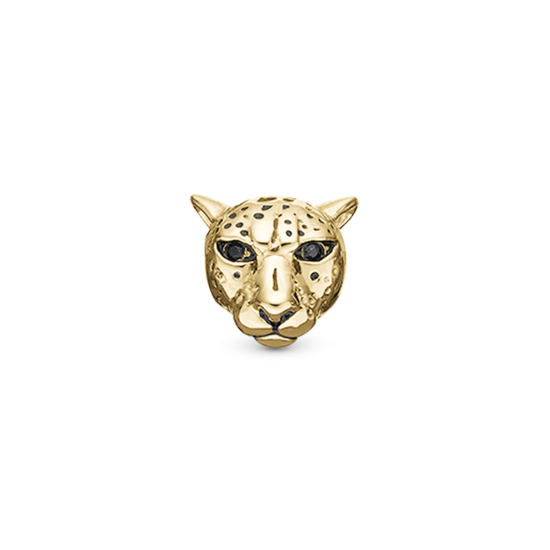 Korálik na Slim náramky - Leopard, goldpl silver 2
