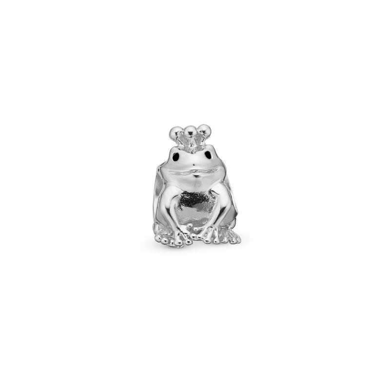 Korálik na Slim náramky - Topaz Frog, silver 2