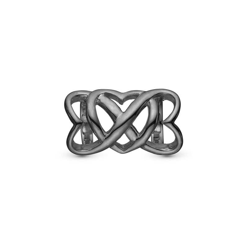 Korálik na Classic náramky - Eternity charm sort ruthenium 2