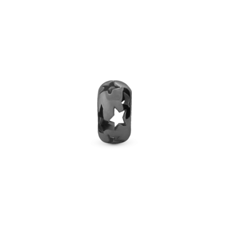 Korálik na Classic náramky - Starry Night, black ruth silver 2