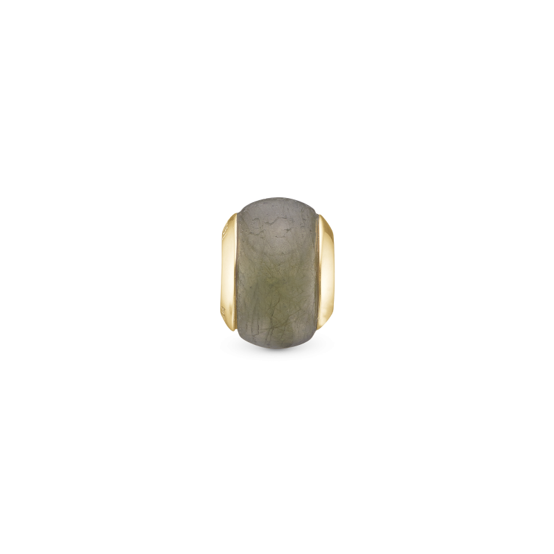 Korálik na Classic náramky - Green Moss Magic, goldpl silver 2