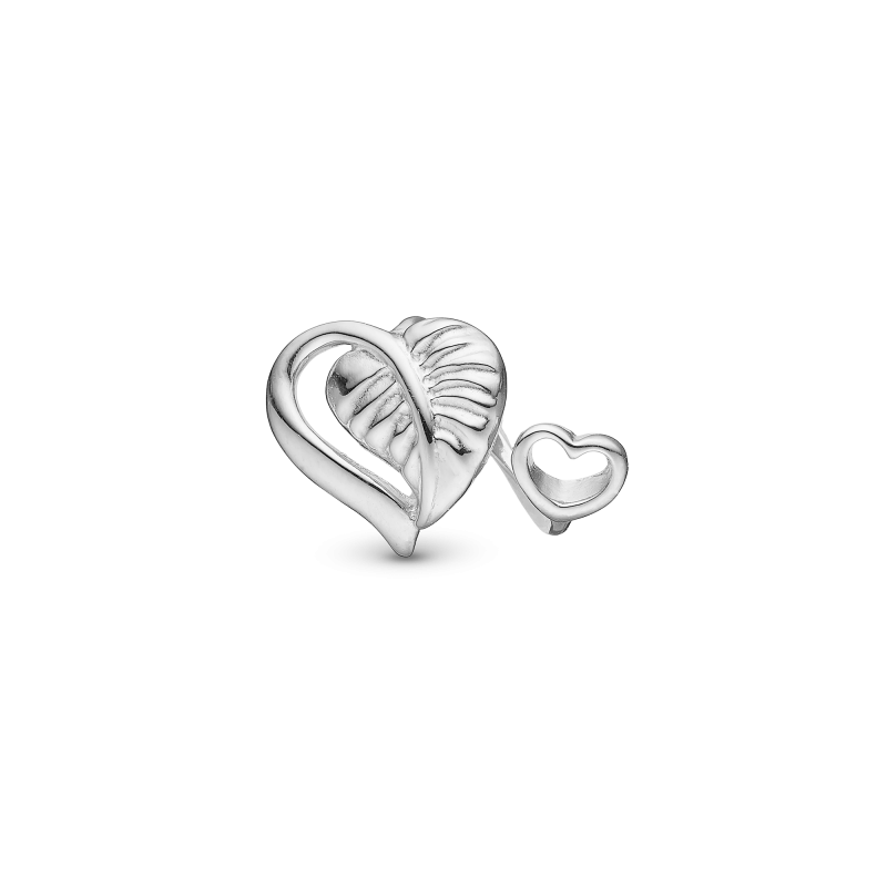 Korálik na Classic náramky - Leaf of Love charm sølv 2