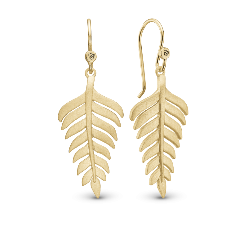 Náušnice - Fern Leaf 2