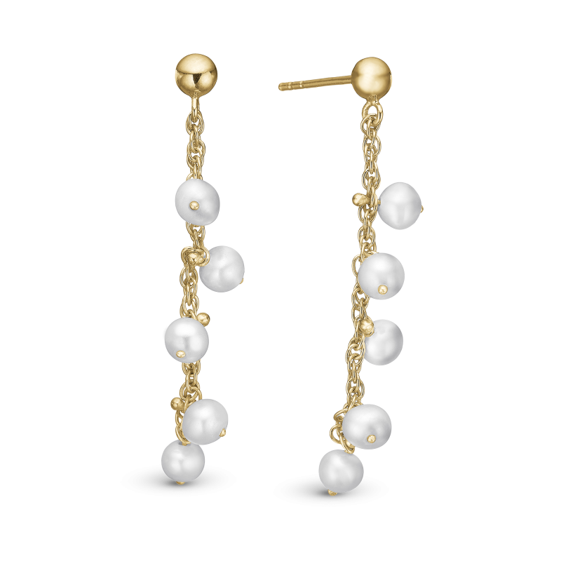 Náušnice - Dangling Pearls 2