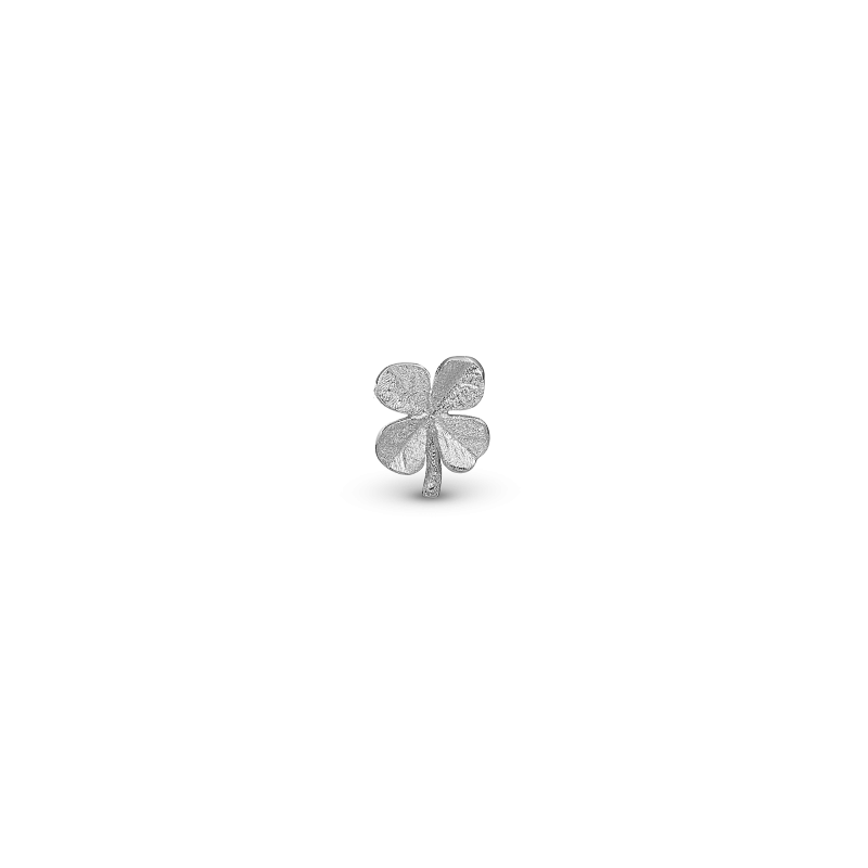 Single Náušnica - Four Leaf Clover Striebro 925/1000 2