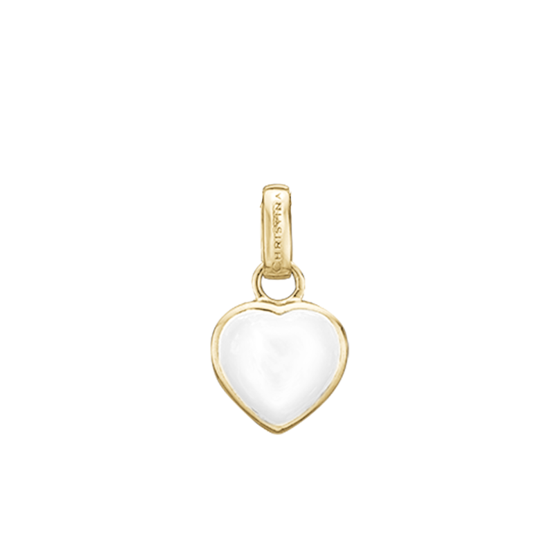 Prívesok - Pearl Heart Pendant, gold 2