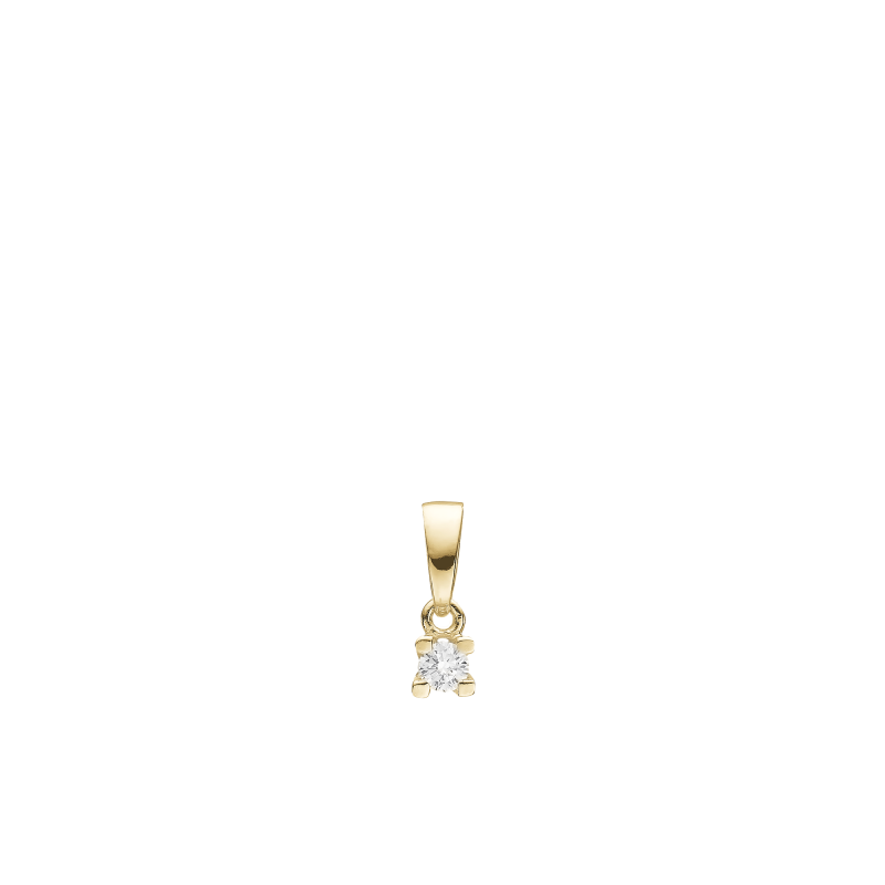 Prívesok - Labgrown Diamond 0,10CT vedhæng 2