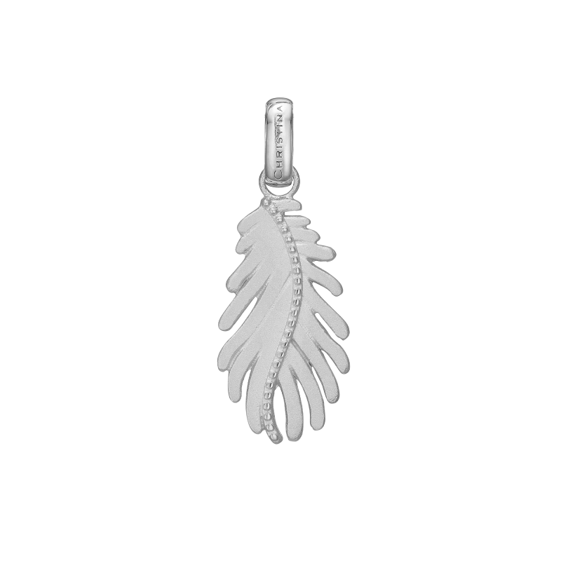 Prívesok - Pine Leaf, pendant, silver 2