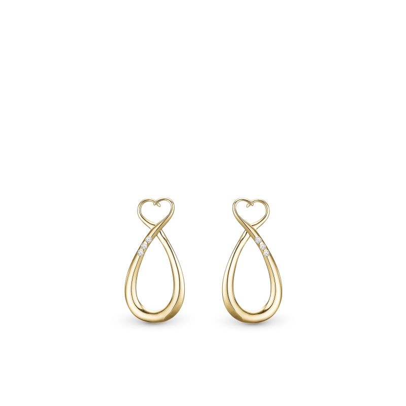 Náušnice - Zlaté Diamond Earrings 2