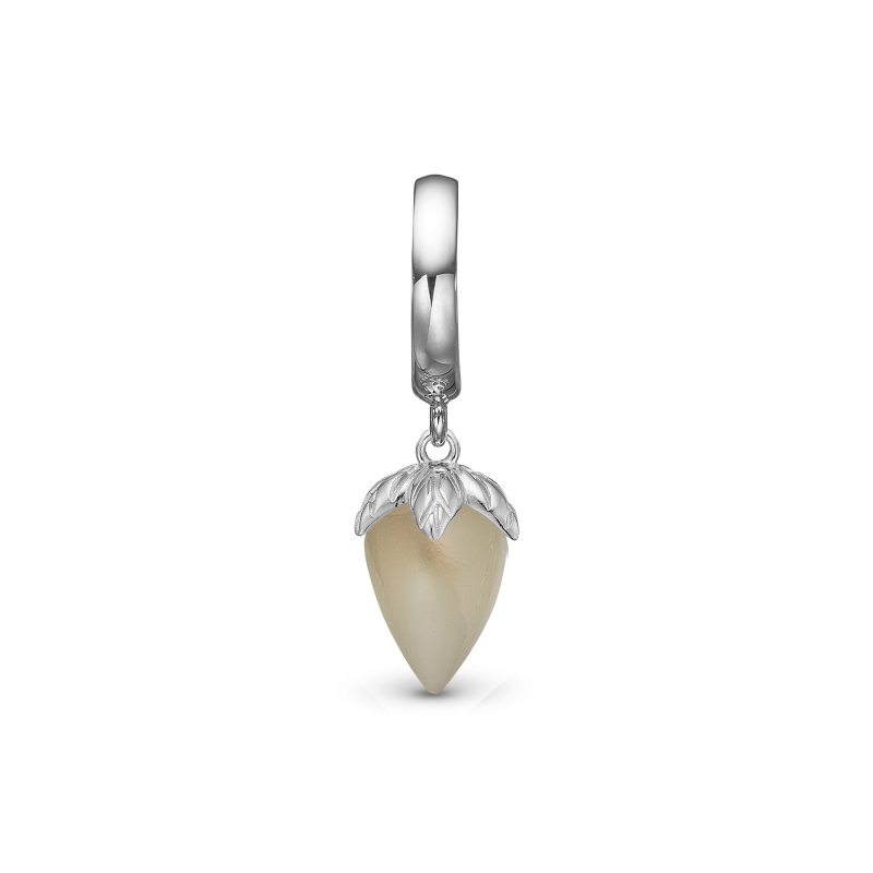 Strieborný korálik Christina Grey Moonstone 2
