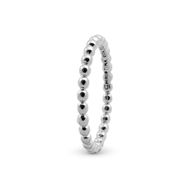 Prsteň - Circles, silver 2