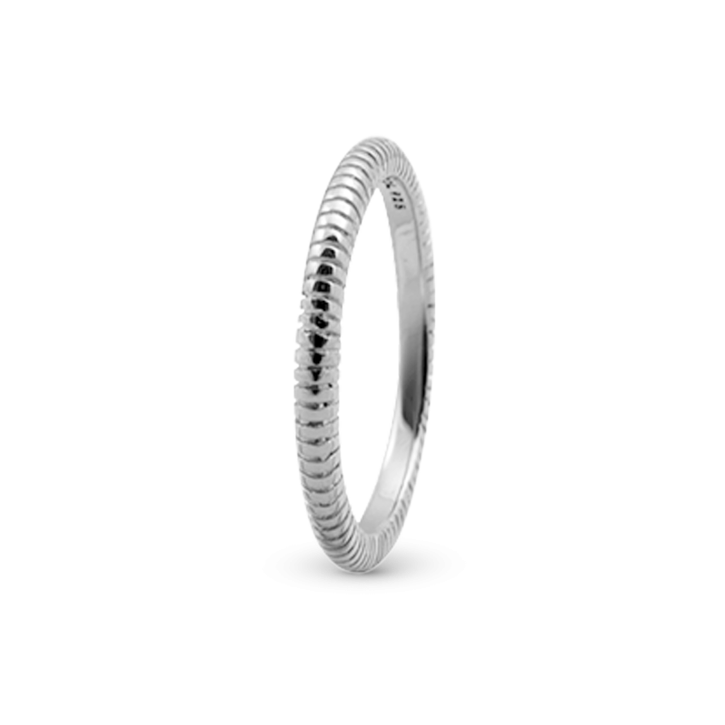 Prsteň - Lines, silver 2