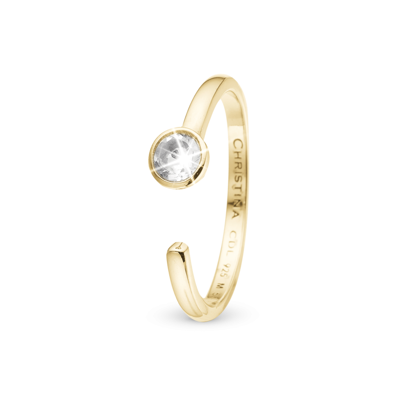 Prsteň - Magical Topaz,goldpl silver 2