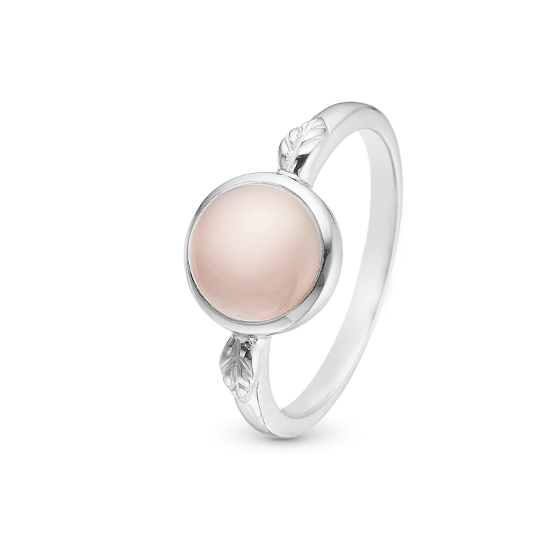 Prsteň - Pink Chalcedony 2
