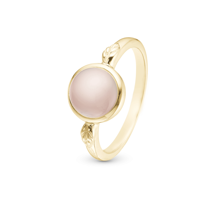 Prsteň - Pink Chalcedony 2