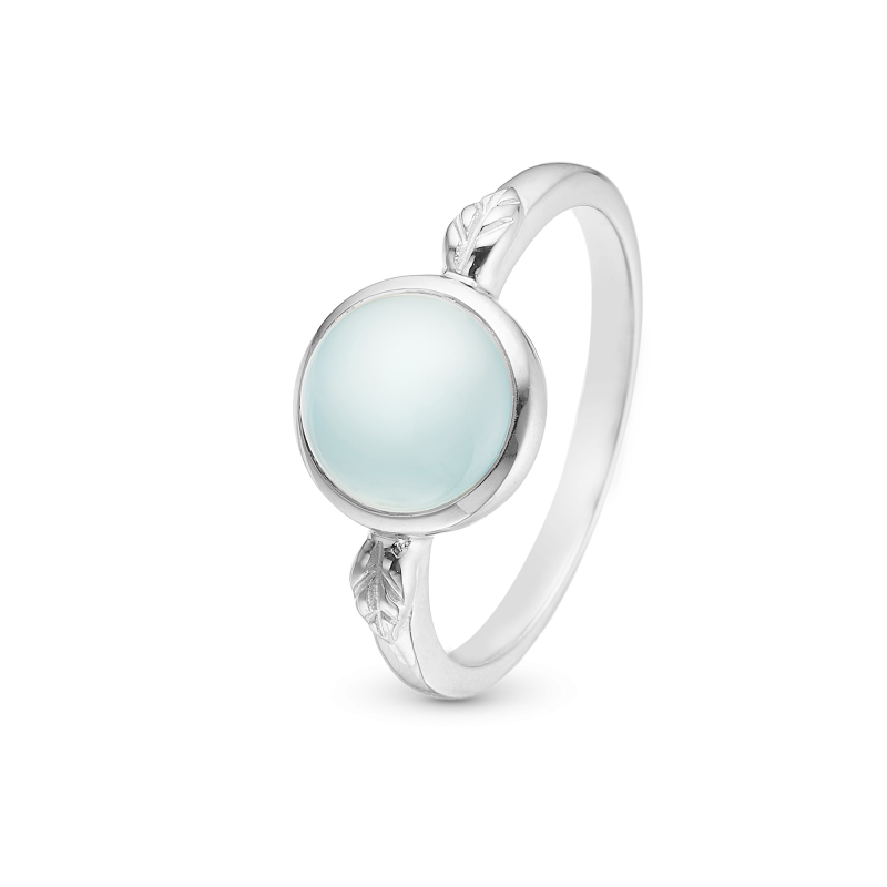 Prsteň - Blue Chalcedony 2