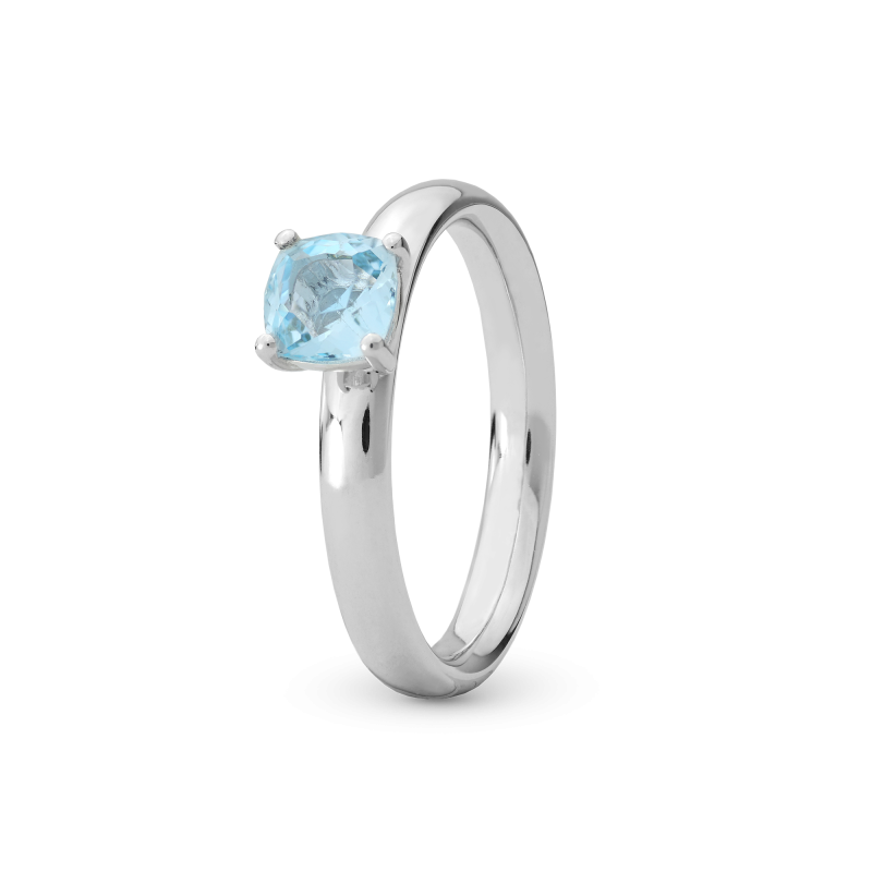 Prsteň - Sky Topaz, silver 2
